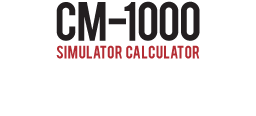 CM1000 Simulator Calculator