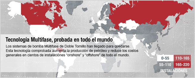Instalaciónes Multifase en todo el mundo