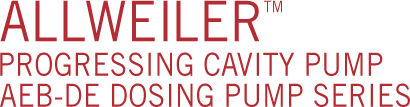 Allweiler PC Dosing Pumps